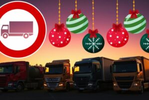 Divieti circolazione camion nelle feste da Natale all’Epifania