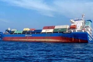 Portacontainer affondata in Thailandia senza vittime