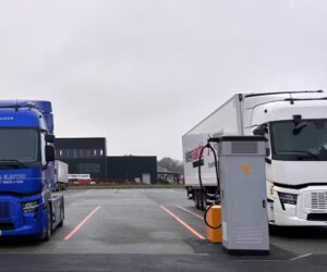 In Francia il camion elettrico si ricarica al ristorante