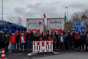 Gli autisti di Agmaz iniziano lo sciopero della fame