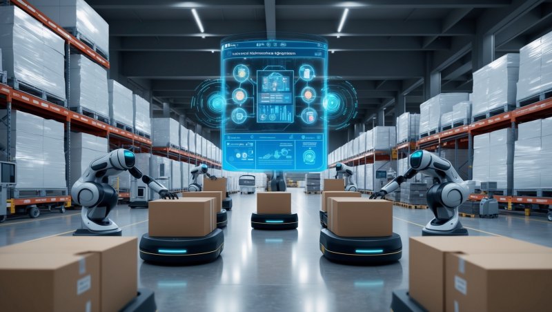 Robot Pacchi Cma Cgm alleata con Google per l’IA nella logistica - TrasportoEuropa