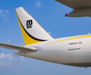 Msc Air cargo riceve il secondo B777F registrato a Malpensa