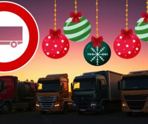 Divieti circolazione camion nelle feste da Natale all’Epifania