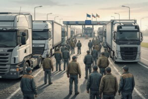 Rallenta ma non si ferma la protesta dei camion nei Balcani