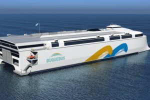 Prove in mare per il traghetto elettrico China Zorrilla