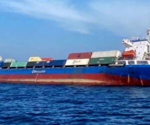 Portacontainer affondata in Thailandia senza vittime