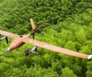 La Cina sperimenta il drone in composito di bambù