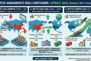 Noli container globale a due velocità a inizio aprile 2026