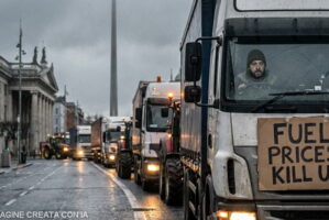 Autotrasporto europeo in rivolta contro caro gasolio e regole UE