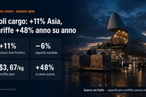 Cargo aereo in ripresa ma il conflitto nel Golfo pesa sulla capacità