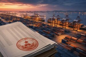La Cina multa nove compagnie di navigazione sui noli
