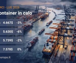 Flessione generale dei noli container a fine luglio 2026