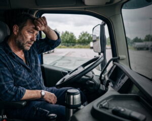 Il paradosso del motore spento dei camion