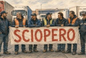 Cinque giorni di sciopero dei camionisti Cobas