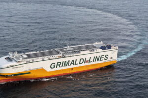 Grimaldi riceve la nuova car carrier Grande Egitto