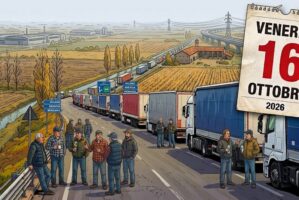 L’autotrasporto protesta in sei regioni